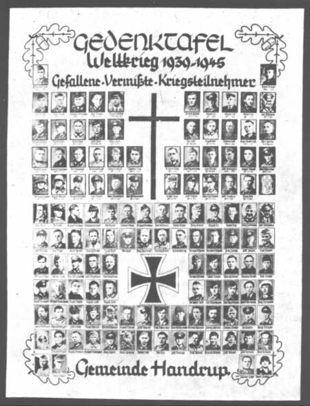 Quelle: 1100 Jahre Gemeinde Handrup, Gemeinde Handrup, Handrup 1990, S. 34