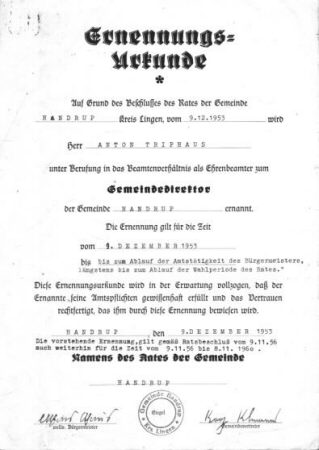 Quelle: Gemeinde Handrup Quelle: Gemeinde Handrup
