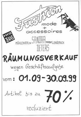 Quelle: Informationsblatt der Samtgemeinde Lengerich - Nr. 259, Lengerich September 1999 Quelle: Informationsblatt der Samtgemeinde Lengerich - Nr. 259, Lengerich September 1999