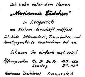 Quelle: Informationsblatt der Samtgemeinde Lengerich - Nr. 136, Lengerich Juli 1989 Quelle: Informationsblatt der Samtgemeinde Lengerich - Nr. 136, Lengerich Juli 1989